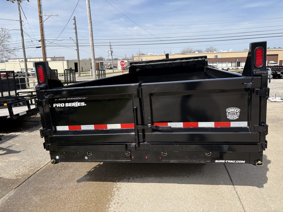 New 2026 Sure-Trac 7 X 14 Pro Series Telescopic Dump 15.4K W/HYDRAULIC JACK Dump Trailer