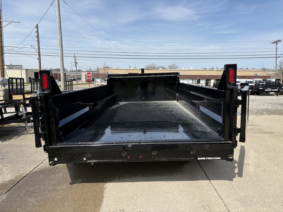 New 2026 Sure-Trac 7 X 14 Pro Series Telescopic Dump 15.4K W/HYDRAULIC JACK Dump Trailer