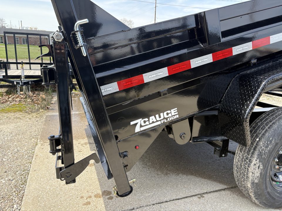 New 2026 Sure-Trac 7 X 14 Pro Series Telescopic Dump 15.4K W/HYDRAULIC JACK Dump Trailer