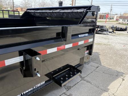 New 2026 Sure-Trac 7 X 14 Pro Series Telescopic Dump 15.4K W/HYDRAULIC JACK Dump Trailer