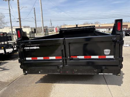 New 2026 Sure-Trac 7 X 14 Pro Series Telescopic Dump 15.4K W/HYDRAULIC JACK Dump Trailer