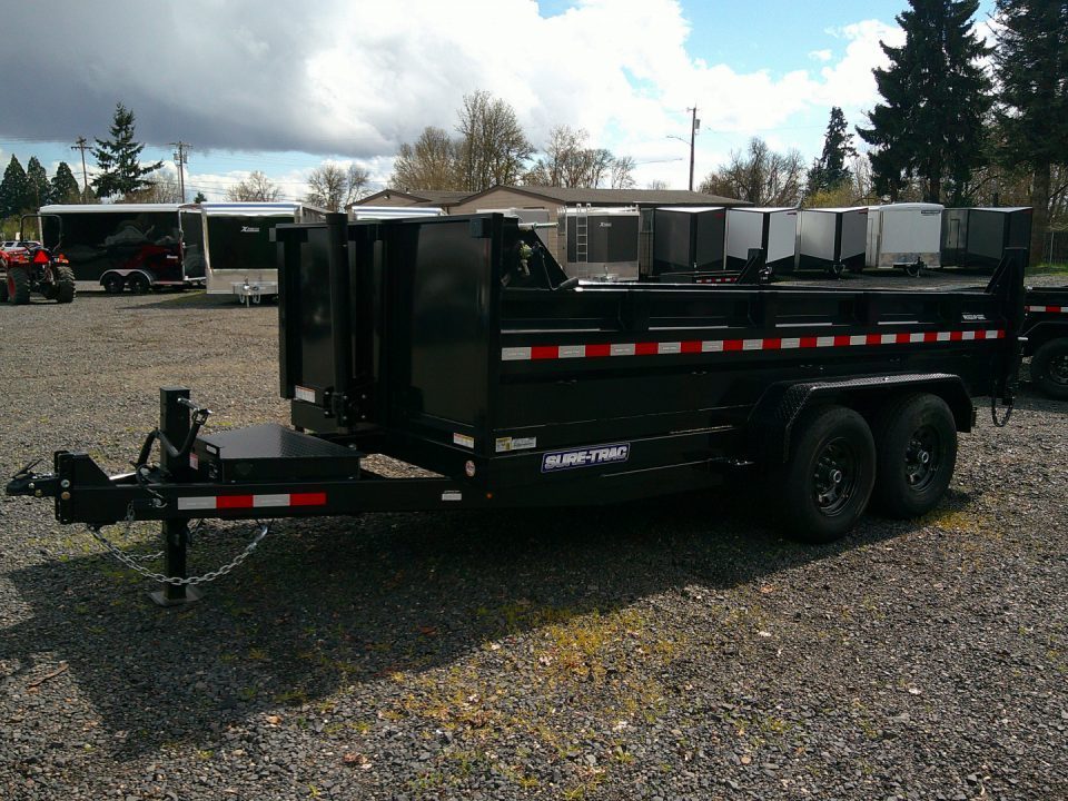 New 2025 Sure-Trac 7x14 14K Low Pro Dump Trailer