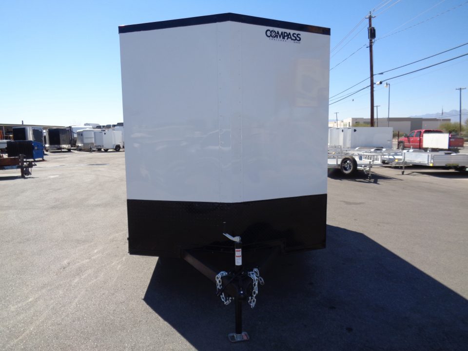 New 2026 Compass * KC-DX8412-070 * 7x12 7k Tandem Axle Cargo / Enclosed Trailer