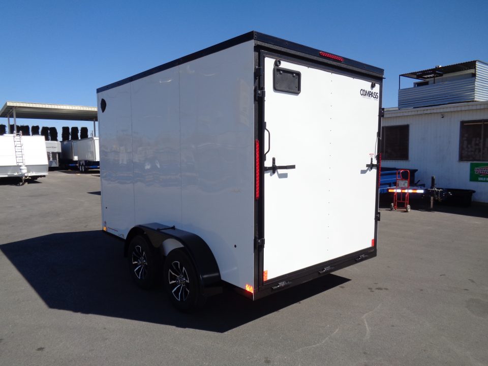 New 2026 Compass * KC-DX8412-070 * 7x12 7k Tandem Axle Cargo / Enclosed Trailer
