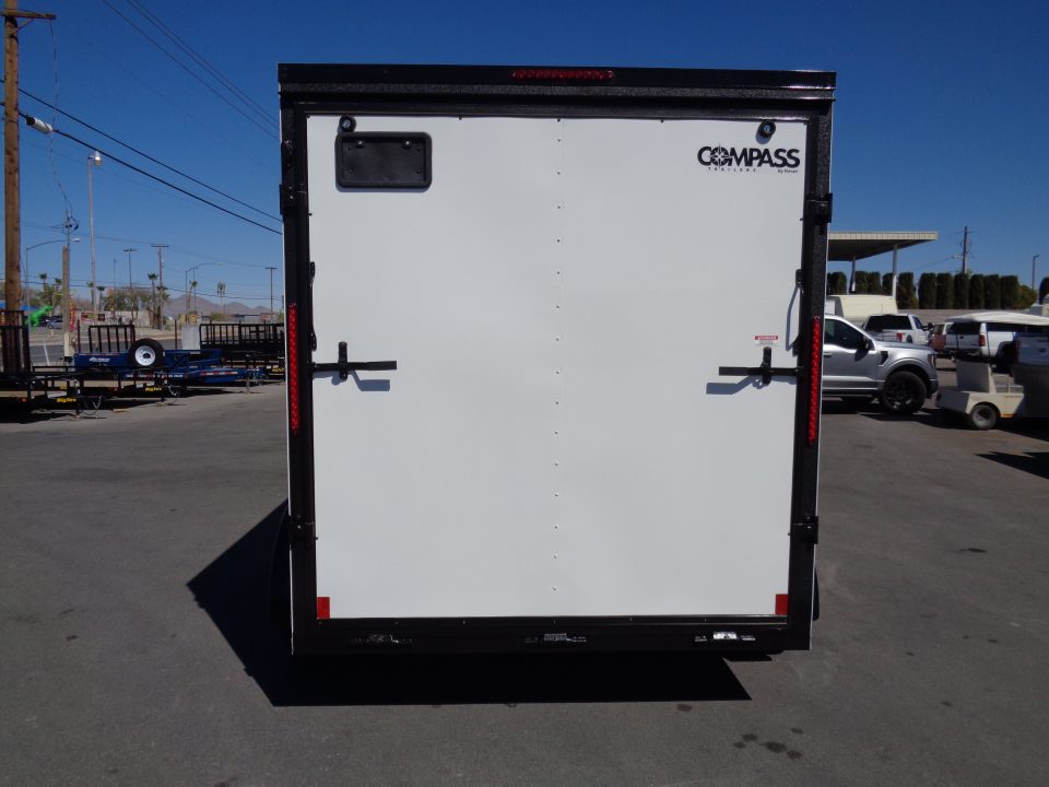 New 2026 Compass * KC-DX8412-070 * 7x12 7k Tandem Axle Cargo / Enclosed Trailer