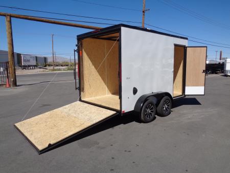 New 2026 Compass * KC-DX8412-070 * 7x12 7k Tandem Axle Cargo / Enclosed Trailer