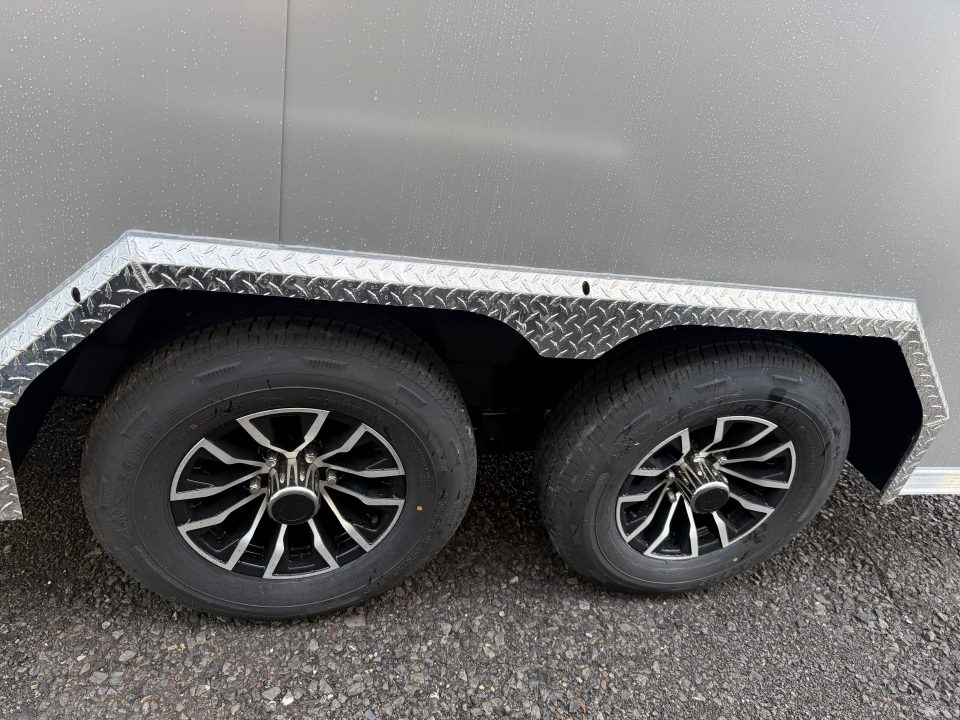 New 2026 BELMONT 8.5 X 16 CARGO TRAILER - CONSTRACTOR BUILD - RAMP DOOR - SILVER Cargo / Enclosed Trailer