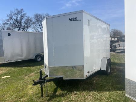 Used 2022 Look Trailers 6x10 3K Barn Door Cargo / Enclosed Trailer