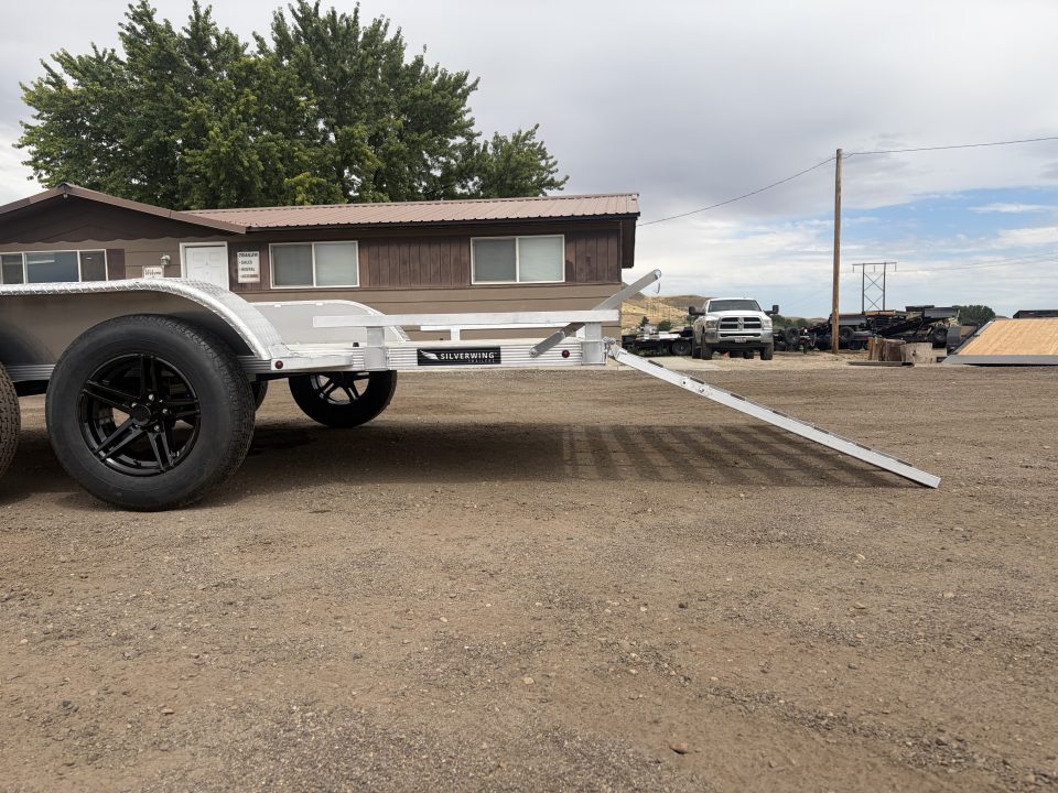 New 2026 Silverwing 7x16 5k Tandem Axle Aluminum Utility Trailer