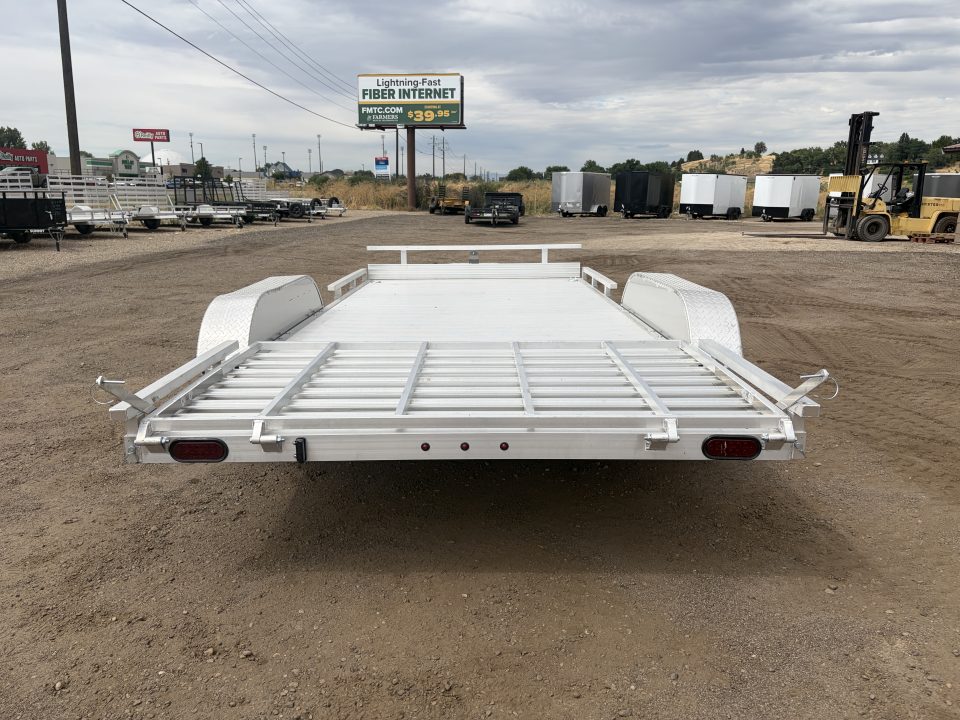 New 2026 Silverwing 7x16 5k Tandem Axle Aluminum Utility Trailer