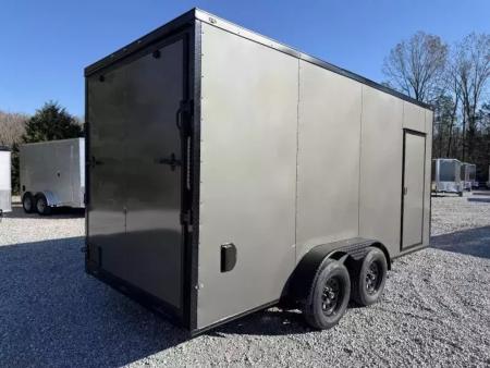New 2026 Golden Cargo 7x16 TA (7.3 HT) BLACKOUT .80 Polycore Cargo / Enclosed Trailer