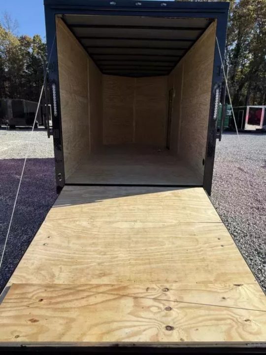 New 2026 Golden Cargo 7x16 TA (7.3 HT) PINK BLACKOUT .80 Polycore Cargo / Enclosed Trailer