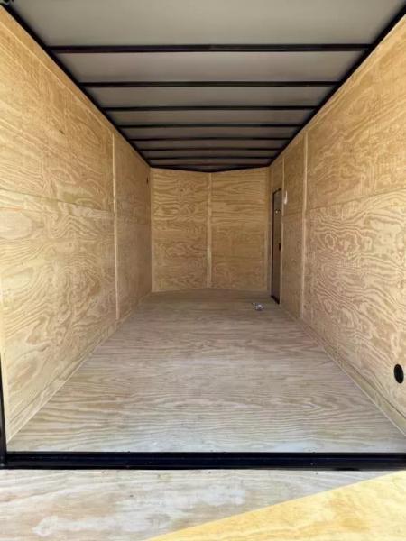 New 2026 Golden Cargo 7x16 TA (7.3 HT) PINK BLACKOUT .80 Polycore Cargo / Enclosed Trailer