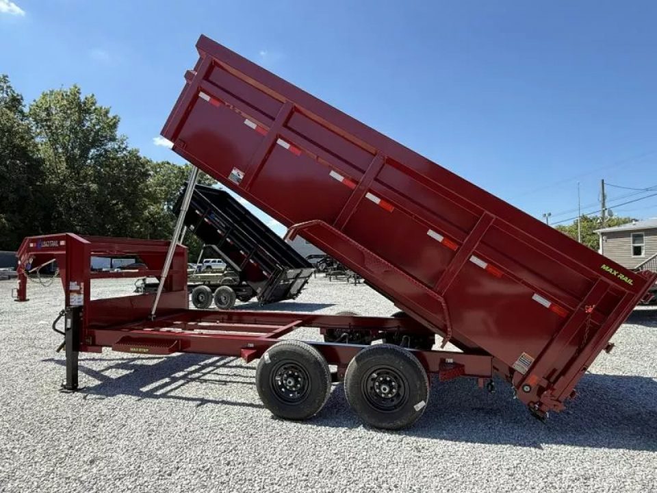 New 2026 LOAD TRAIL 7X16 GOOSENECK (4FT WALL) DUMP TRAILER (14K GVWR)