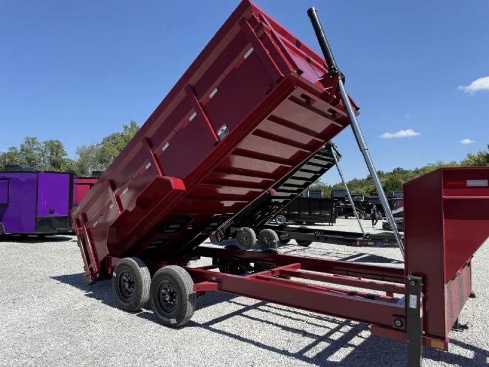 New 2026 LOAD TRAIL 7X16 GOOSENECK (4FT WALL) DUMP TRAILER (14K GVWR)
