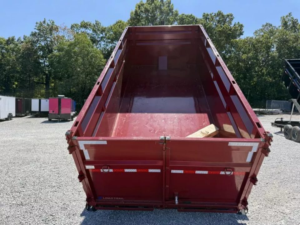 New 2026 LOAD TRAIL 7X16 GOOSENECK (4FT WALL) DUMP TRAILER (14K GVWR)