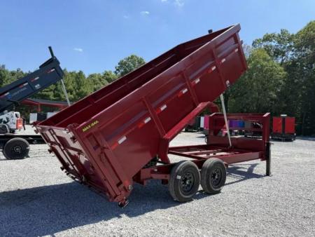 New 2026 LOAD TRAIL 7X16 GOOSENECK (4FT WALL) DUMP TRAILER (14K GVWR)