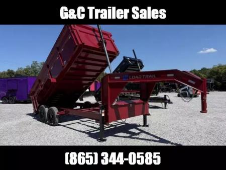 New 2026 LOAD TRAIL 7X16 GOOSENECK (4FT WALL) DUMP TRAILER (14K GVWR)