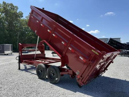 New 2026 LOAD TRAIL 7X16 GOOSENECK (4FT WALL) DUMP TRAILER (14K GVWR)