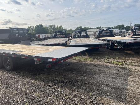 New 2026 Lamar Trailers 102 IN X 24 FT DECK OVER TILT TRAILER 16K GVWR OIL BATH AXLES