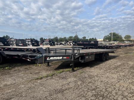 New 2026 Lamar Trailers 102 IN X 24 FT DECK OVER TILT TRAILER 16K GVWR OIL BATH AXLES