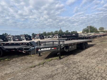 New 2026 Lamar Trailers 102 IN X 24 FT DECK OVER TILT TRAILER 16K GVWR OIL BATH AXLES