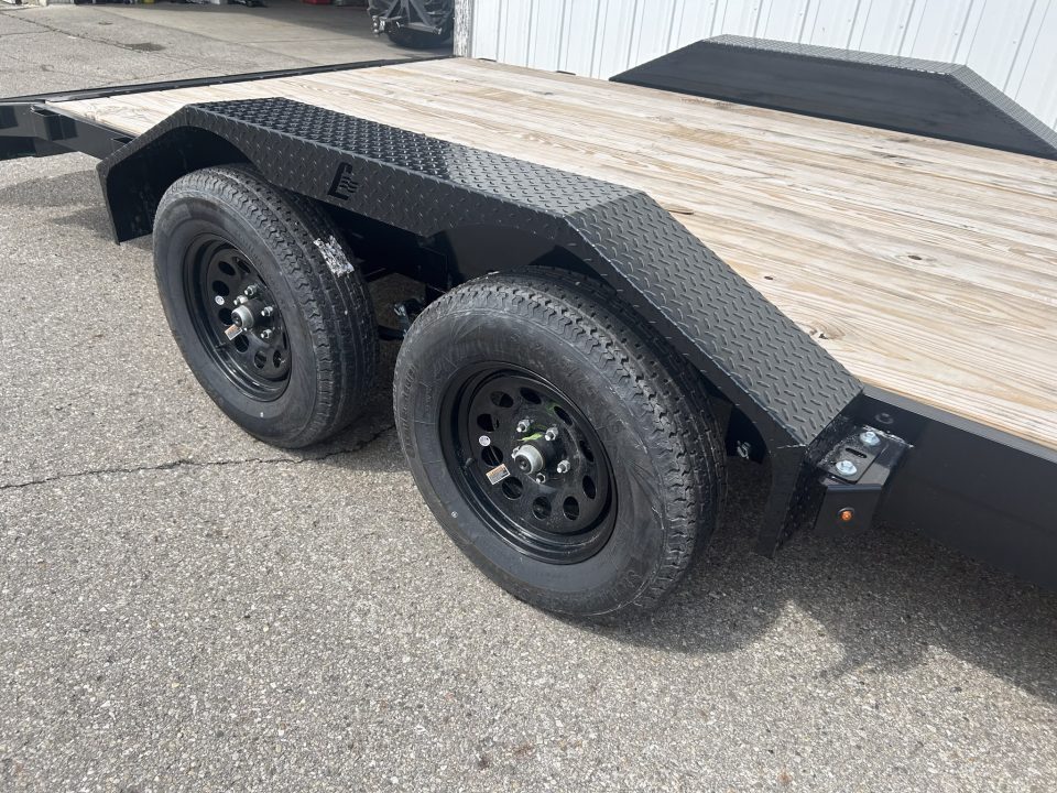New 2026 Liberty 83 IN X 20 FT STEEL FRAME CAR HAULER 7K GVWR WOOD DECK