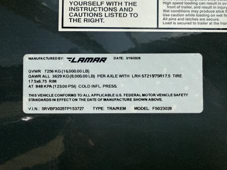 New 2026 Lamar Trailers 102X30 16K Deckover Trailer