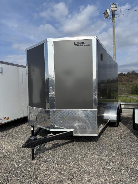 New 2026 Look Trailers DLX Flat Top V-Nose Cargo / Enclosed Trailer