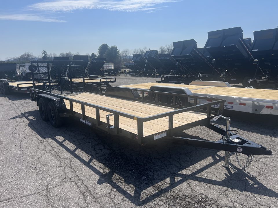 New 2026 Sure-Trac 7x20 7K Landscape Utility Trailer