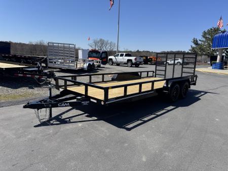 New 2026 Cam Superline P-UTT8218-070 7X18 TA Utility Trailer