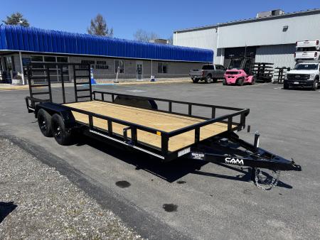 New 2026 Cam Superline P-UTT8218-070 7X18 TA Utility Trailer