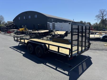 New 2026 Cam Superline P-UTT8218-070 7X18 TA Utility Trailer