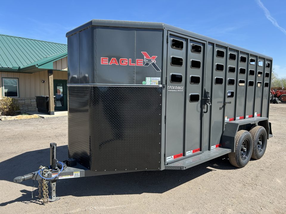 New 2026 Eagle X 6'8"x16' Livestock Trailer