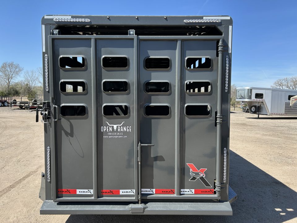 New 2026 Eagle X 6'8"x16' Livestock Trailer