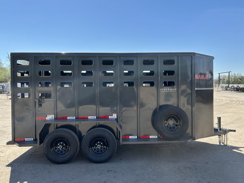 New 2026 Eagle X 6'8"x16' Livestock Trailer