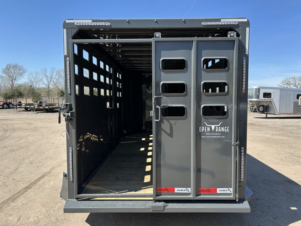 New 2026 Eagle X 6'8"x16' Livestock Trailer
