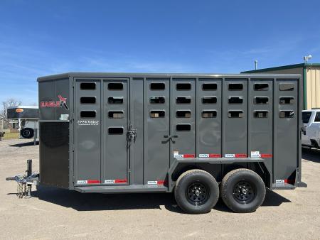 New 2026 Eagle X 6'8 x16' Livestock Trailer