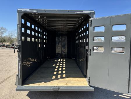 New 2026 Eagle X 6'8"x16' Livestock Trailer