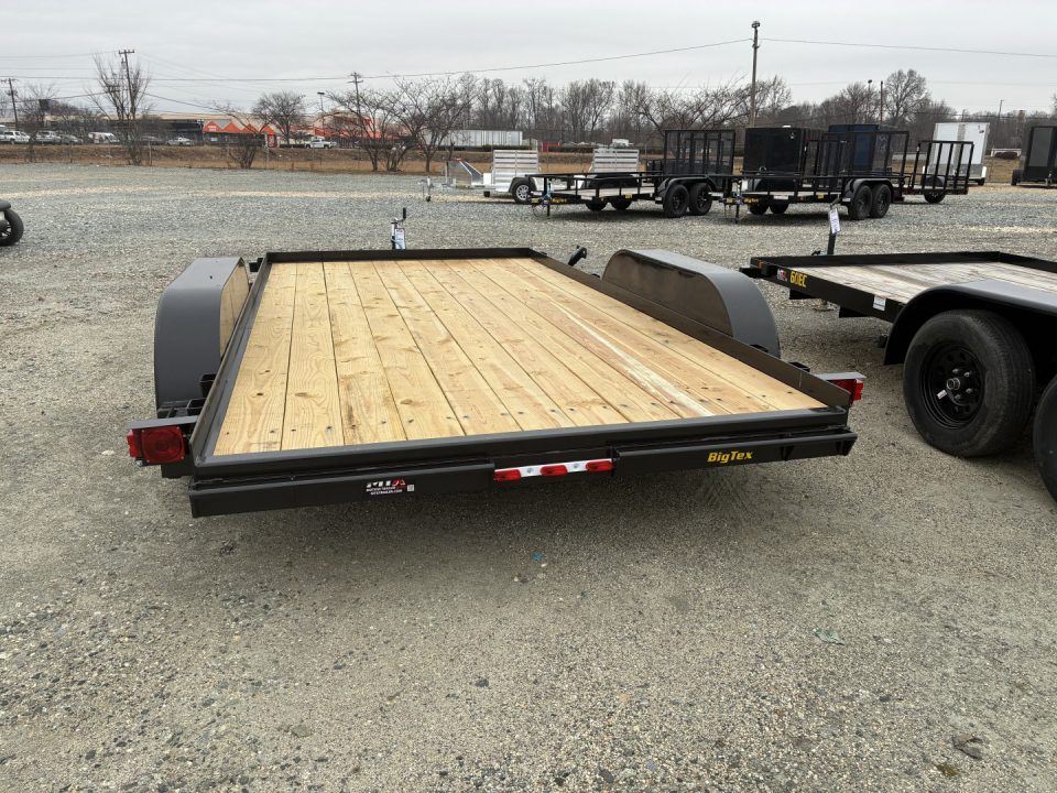 New 2026 Big Tex Trailers 18' 60EC Economy Tandem Axle Carhauler w/ Slide in Ramps Car / Racing Trailer