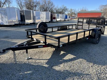 New 2026 76 x14' Dovetail Utility Trailer - STAG Trailers