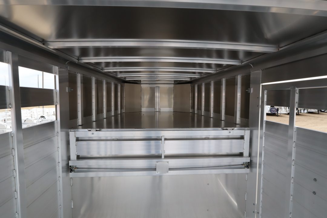New 2026 Featherlite Trailers 20' Stock / Stock Combo GN Trailer