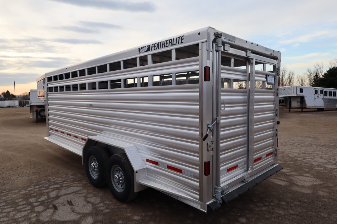 New 2026 Featherlite Trailers 20' Stock / Stock Combo GN Trailer