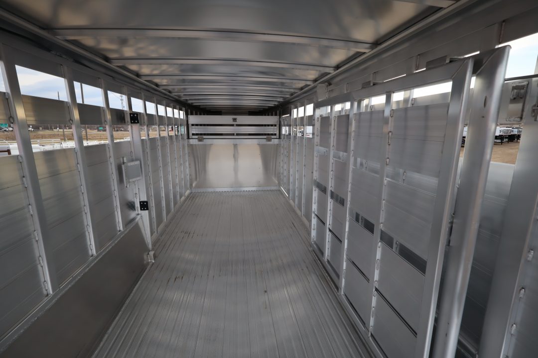 New 2026 Featherlite Trailers 20' Stock / Stock Combo GN Trailer