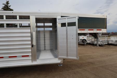New 2026 Featherlite Trailers 20' Stock / Stock Combo GN Trailer