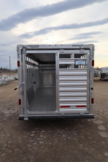 New 2026 Featherlite Trailers 20' Stock / Stock Combo GN Trailer