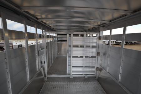 New 2026 Featherlite Trailers 20' Stock / Stock Combo GN Trailer