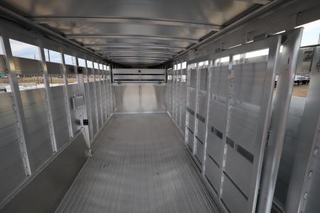 New 2026 Featherlite Trailers 20' Stock / Stock Combo GN Trailer