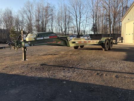 New 2026 Horizon Trailers EHZ 22' (19+3) 15.2K Equipment Trailer with Mountain Ramps