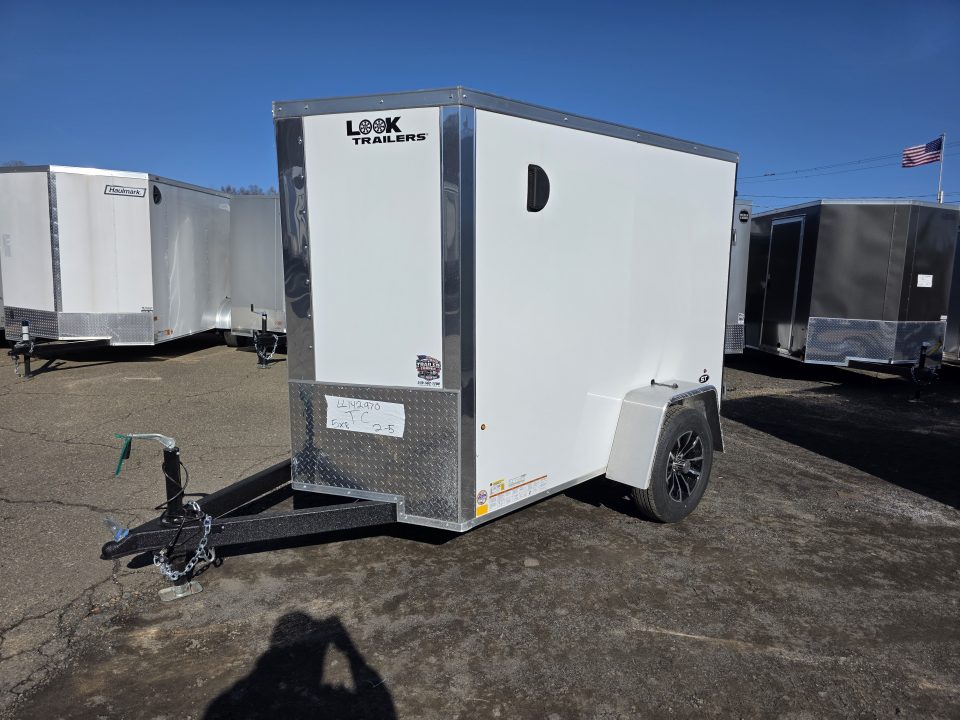 New 2026 Look Trailers ST DLX 5X8 - RAMP Cargo / Enclosed Trailer